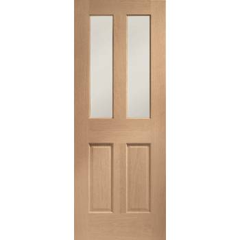 Oak Malton Clear Glazed Fire Door